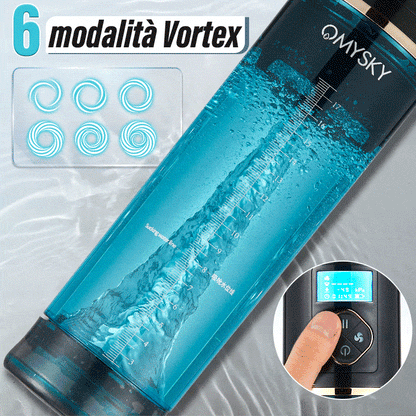 【Spedizione il 10 agosto】Acmejoy - Pompa per pene Markham Hydrotherapy Water Vortex con 6 modalità Vortex