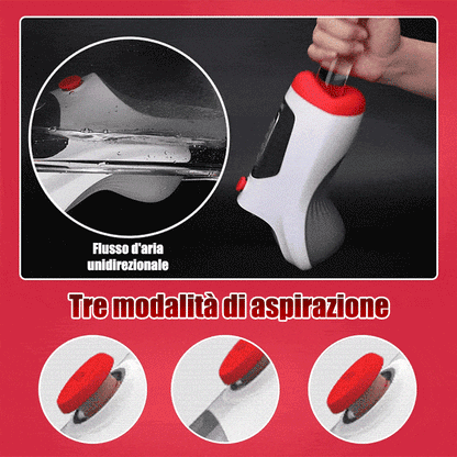 Ms.Agent - Leten 10 vibrazioni & valvola d'aria a vuoto Gola profonda Masturbatore maschile