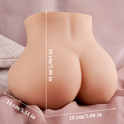 ROSSI 2.12KG Bambole sessuali realistiche con potenti vibrazioni, due motori a 6 frequenze