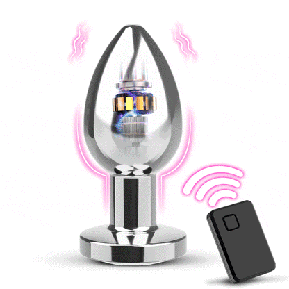 Vibratore anale con custodia in metallo e 10 modalità di vibrazione per uomini e donne