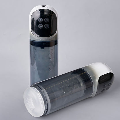 Vortex - 7 Sucking Dual-Temperature SPA Boner Enlarger 7 Rotating 360° Massage Masturbator