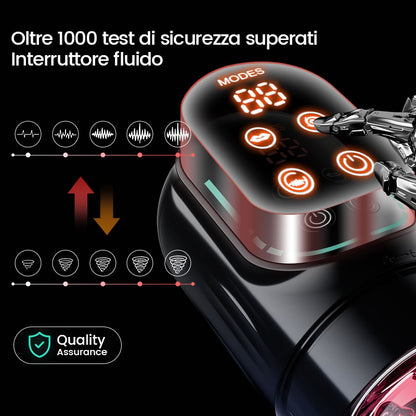 Scarlet - 360° Leccata di Lingua Realistica Manicotto Spesso con 7 Modalità di Aspirazione Stimolatore Orale