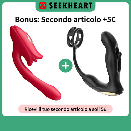 Vibratore super esplosivo + massaggiatore per la prostata, combinazione popolare, offerta a tempo limitato