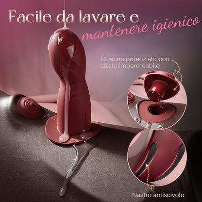 Macchina Sessuale VVD Rider Air a Pistone con Doppia Vibrazione e Accessori | Hands-Free