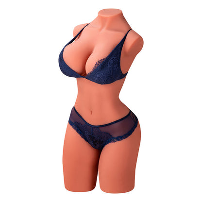 Catherine-beach top model seno grande bambola sexy del sesso a metà corpo a doppio canale