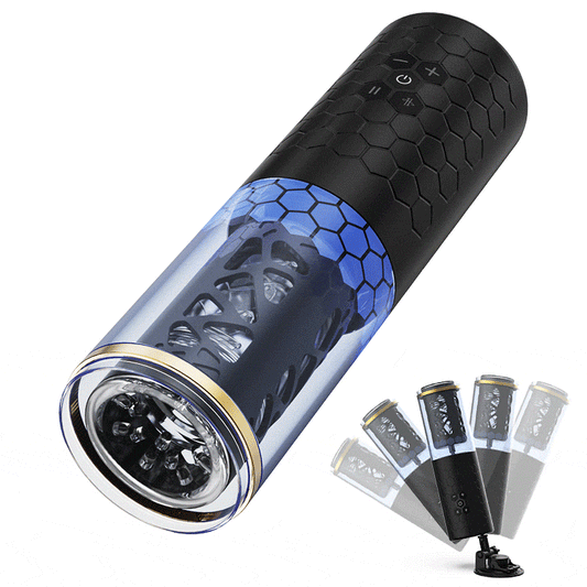 SPINNE Masturbatore elettrico cup rotazione telescopica 6 frequenza 3 velocità