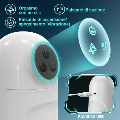 Skyline-10 Succhiare 10 Vibrare Masturbatore maschile