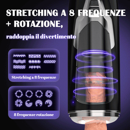 【HOT】Warrior Swirl 3 IN 1 Masturbatore Cup Automatico