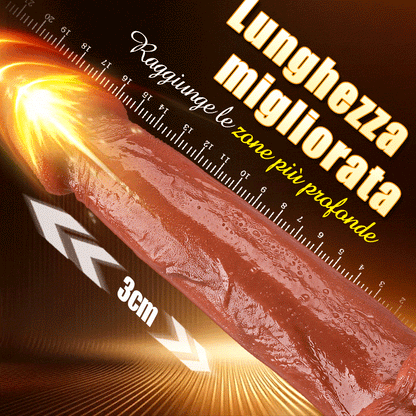 Marcus 2.0 - Dildo realistico extra spesso e lungo, formato maggiorato per una sensazione di pienezza intensa