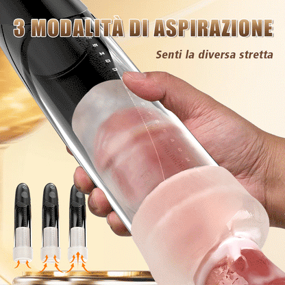 WaterSamurai - Aspirazione sottovuoto con erezione del pene super impermeabile