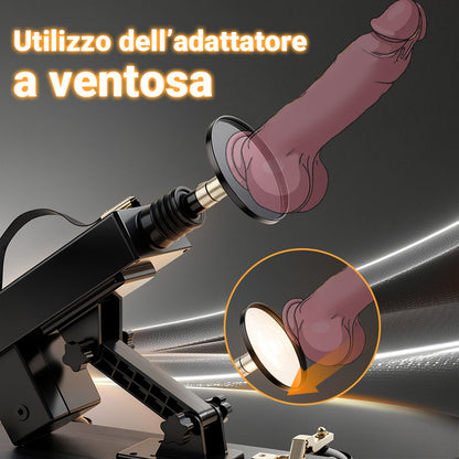 DualStorm - Masturbatore Maschile Automatico a Doppia Entrata con Esperienza Realistica
