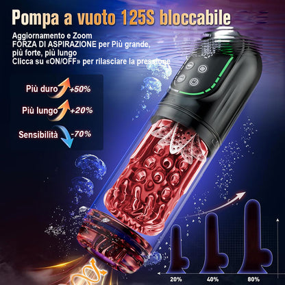 Cinder – Stroker per fellatio con spinta, rotazione, aspirazione, vibrazione e leccata