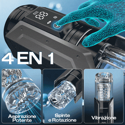 King – Potente aspirazione, avvolgimento 360° profondo e stretto, facile da pulire