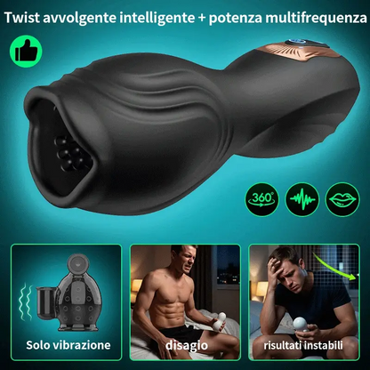 Alex - Allenatore di Glande Intelligente con Rotazione e Vibrazione Multi-Frequenza