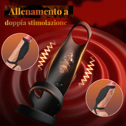 【Nuovi prodotti caldi】SemenSentry- Anello del pene efficiente a vibrazione con 9 frequenze
