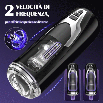 【HOT】Warrior Swirl 3 IN 1 Masturbatore Cup Automatico