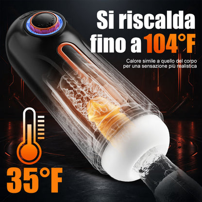 Alien - 5 IN 1 Masturbatore Cup High-Tech Suzione+Telescopico+Riscaldamento