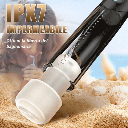WaterSamurai - Aspirazione sottovuoto con erezione del pene super impermeabile