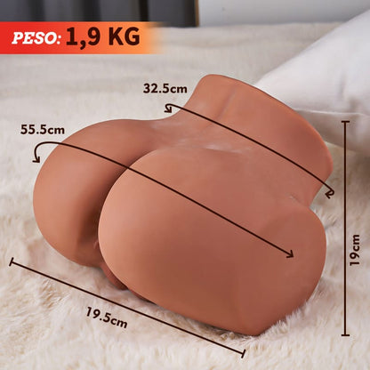 【spedizione il 4 agosto】Spedito il 2 febbraio Con labbra strette, 2 fori, Grace, figa succosa, culo realistico, 1,9 kg