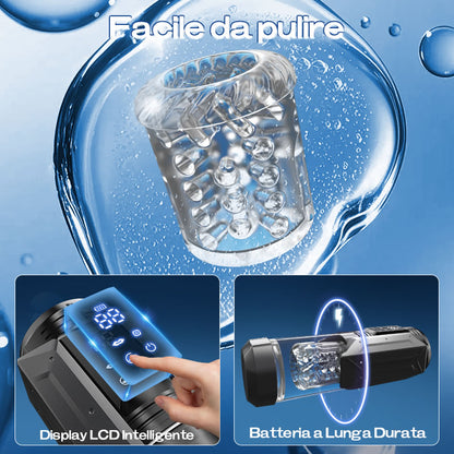 King – Potente aspirazione, avvolgimento 360° profondo e stretto, facile da pulire