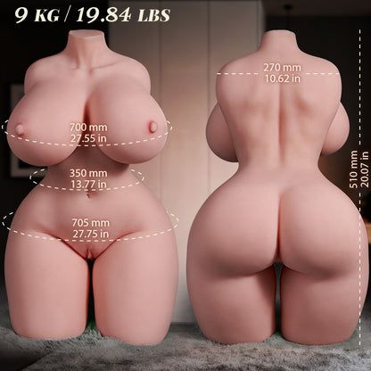 Lana - Seni a goccia × dea dei fianchi × bambola dell'amore lineare con gilet reale