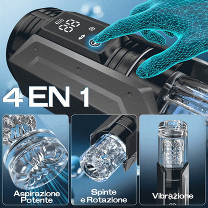 King – Potente aspirazione, avvolgimento 360° profondo e stretto, facile da pulire
