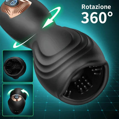 Alex - Allenatore di Glande Intelligente con Rotazione e Vibrazione Multi-Frequenza