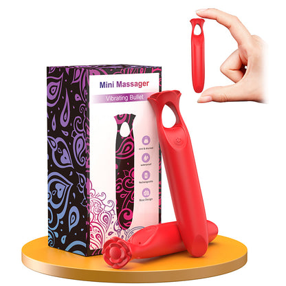 Ring—Vibratore a proiettile con stimolazione clitoridea di precisione a 12 vibrazioni