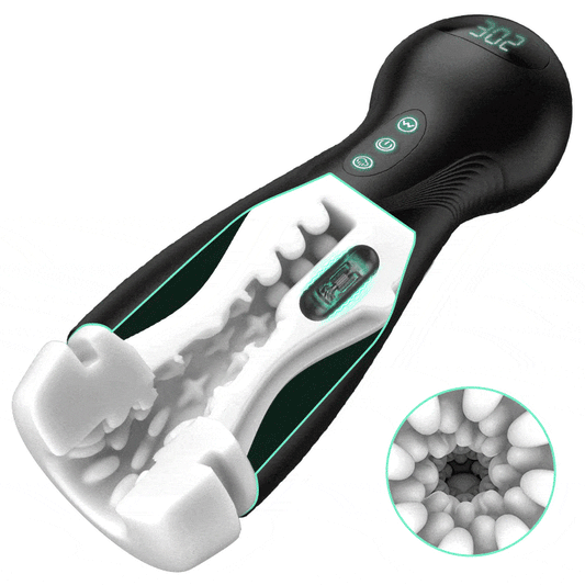 Evolution-8 Succhiare 10 Vibrare One Touch Orgasmo Masturbatore digitale a vuoto