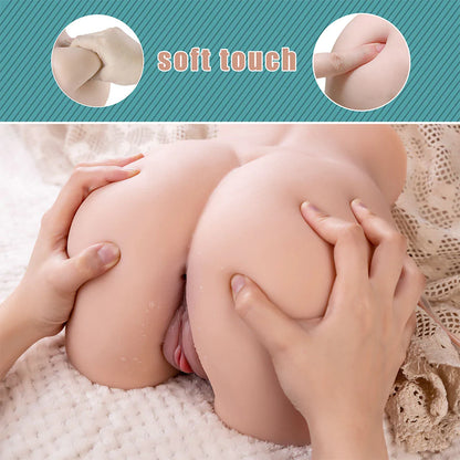 【Luona】 Figa Succhiata + Culo Vibrante Bambola Sessuale 5.4 kg